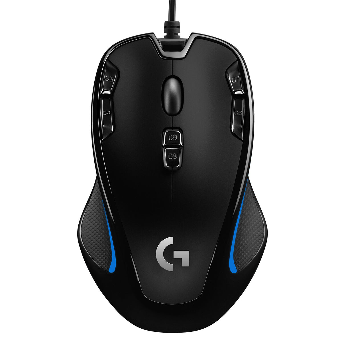 Logitech G - G300S Optical Gaming Mouse in Black / Blue - 2,500 DPI