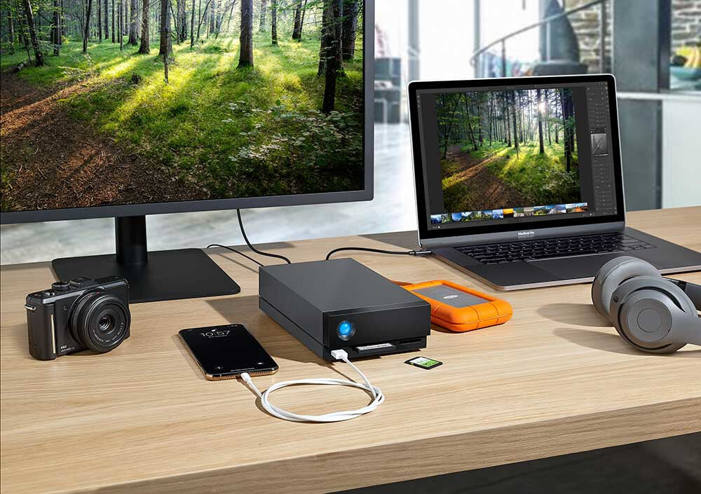 LaCie 1big Dock - 7.2K RPM External 3.5" HDD in Black - 16 TB