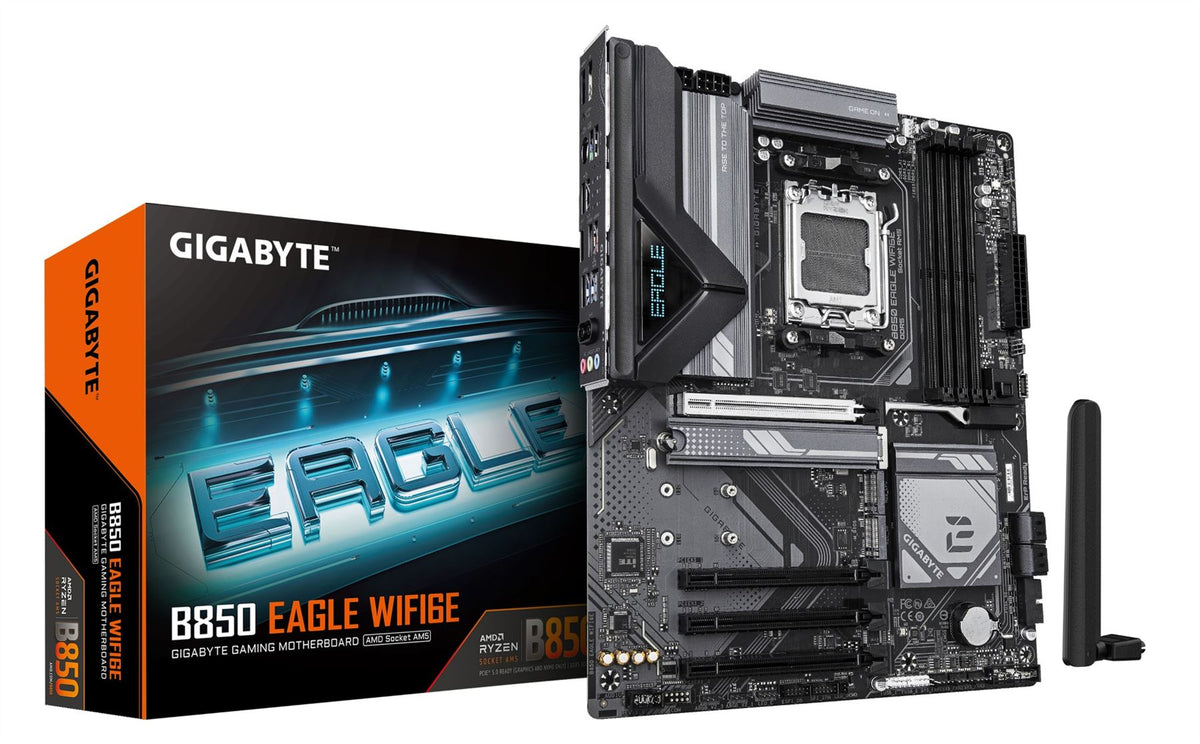 GIGABYTE B850 EAGLE WIFI6E ATX Motherboard - AMD B850 Socket AM5
