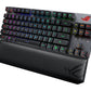 ASUS ROG Strix Scope RX TKL - USB Wired + RF Wireless + Bluetooth RGB Mechanical Keyboard in Black (QWERTY UK)