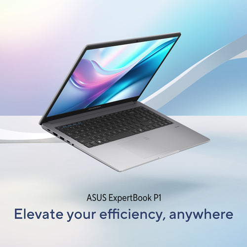 ASUS ExpertBook P1 Laptop - 39.6 cm (15.6&quot;) - Intel® Core™ i7-13620H - 32 GB DDR5-SDRAM - 1 TB SSD - Wi-Fi 6 - Windows 11 Pro - Grey