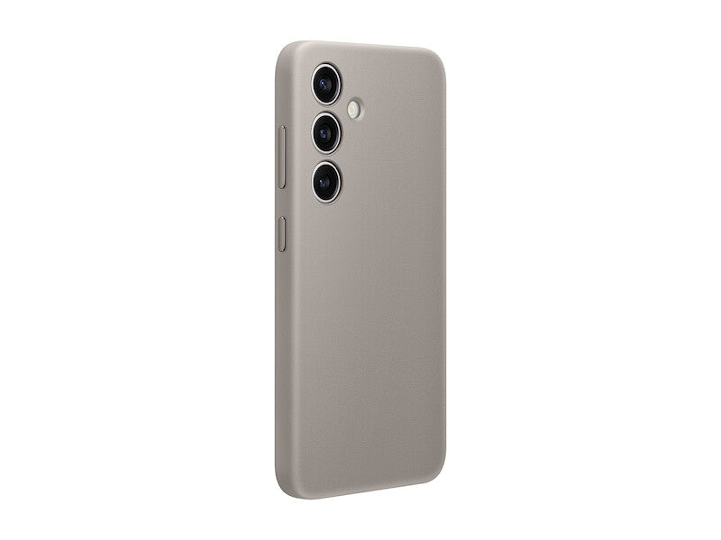 Samsung Vegan Leather Case for Galaxy S24 in Taupe