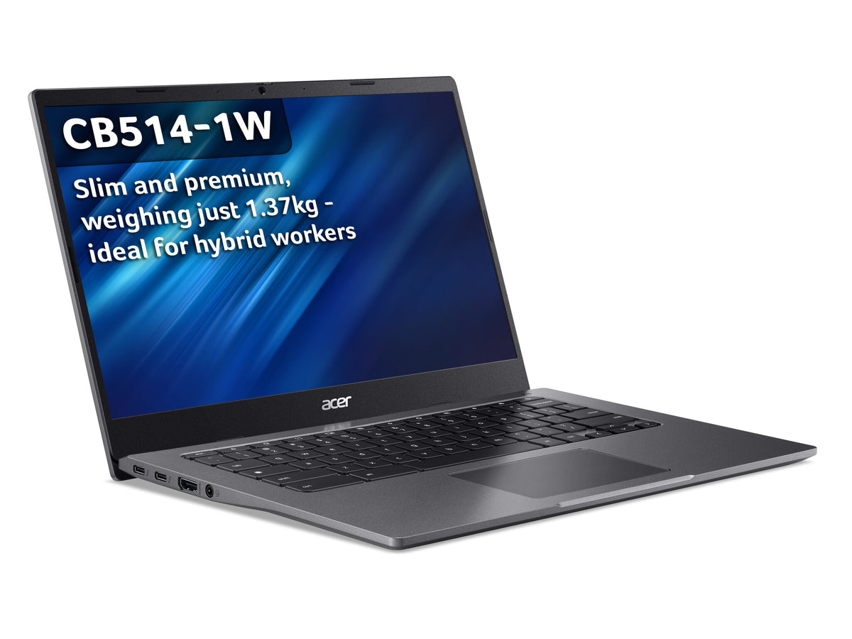 Acer Chromebook 514 - 35.6cm (14") - Intel® Core™ i3-1115G4 -  8 GB LPDDR4x-SDRAM - 128 GB SSD - Wi-Fi 6 - ChromeOS - Grey