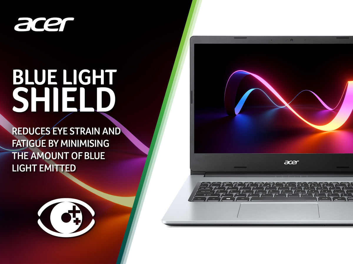 Acer Aspire 1 Laptop - 35.6 cm (14") - Intel Celeron N4500 - 4 GB DDR4-SDRAM - 64 GB eMMC - Windows 11 - Silver