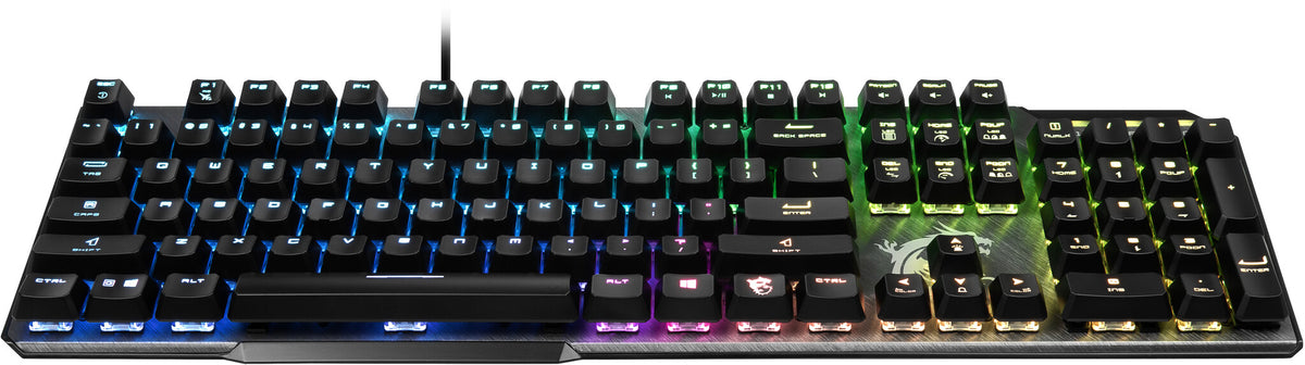 MSI VIGOR GK50 Elite - USB Wired RGB Mechanical Gaming Keyboard in Black (QWERTY UK)