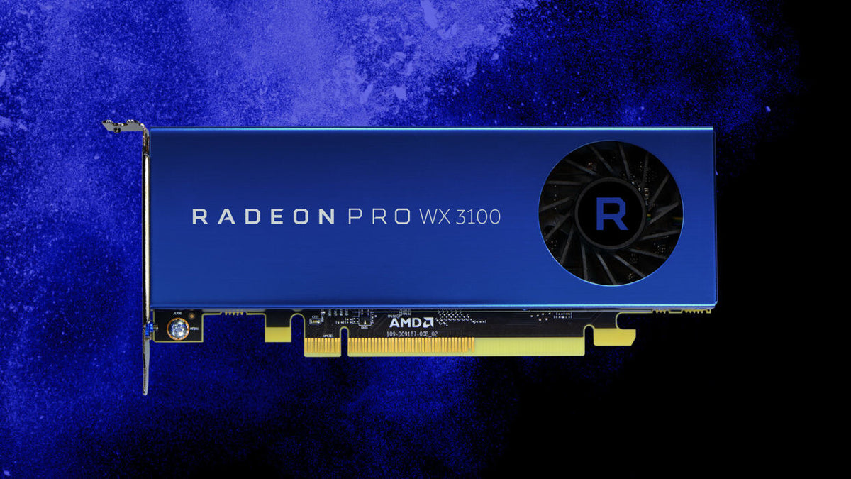 AMD 4 GB GDDR5 Radeon Pro WX 3100 graphics card