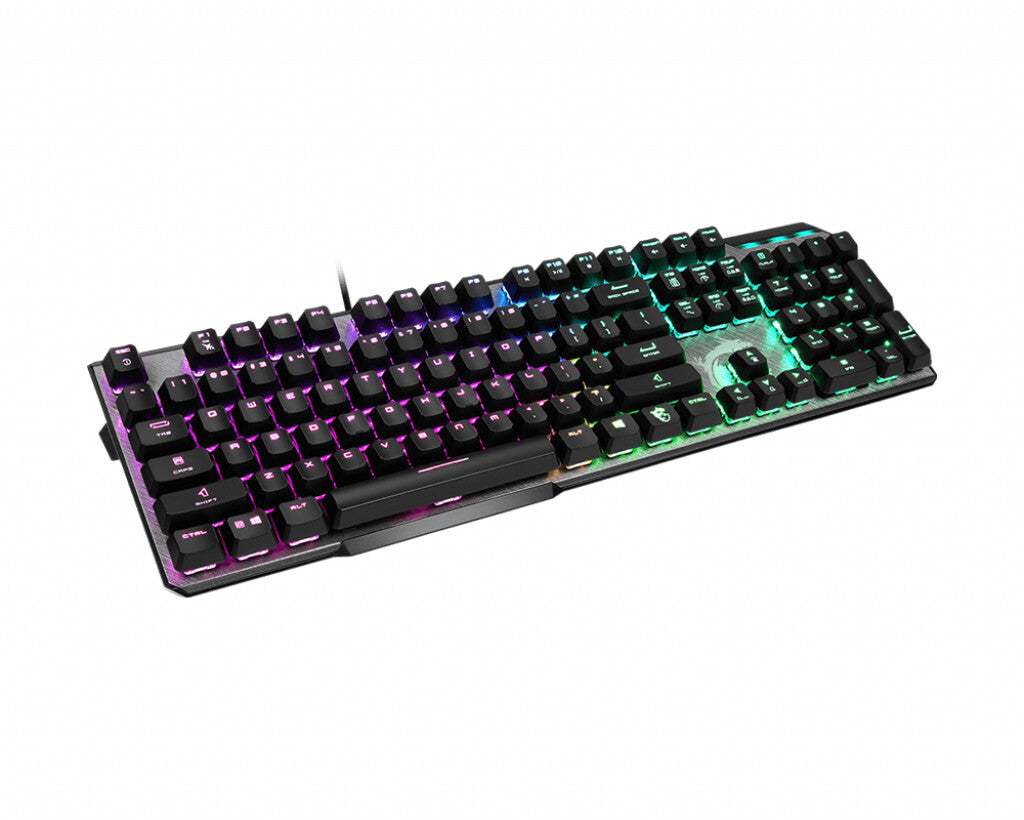 MSI VIGOR GK50 Elite - USB Wired RGB Mechanical Gaming keyboard in Black (QWERTZ German)