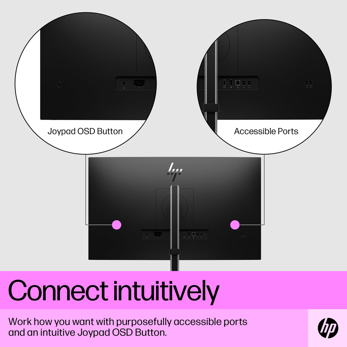 HP E27Q G5 - 68.6 cm (27") - 2560 x 1440 pixels Quad HD LCD Monitor