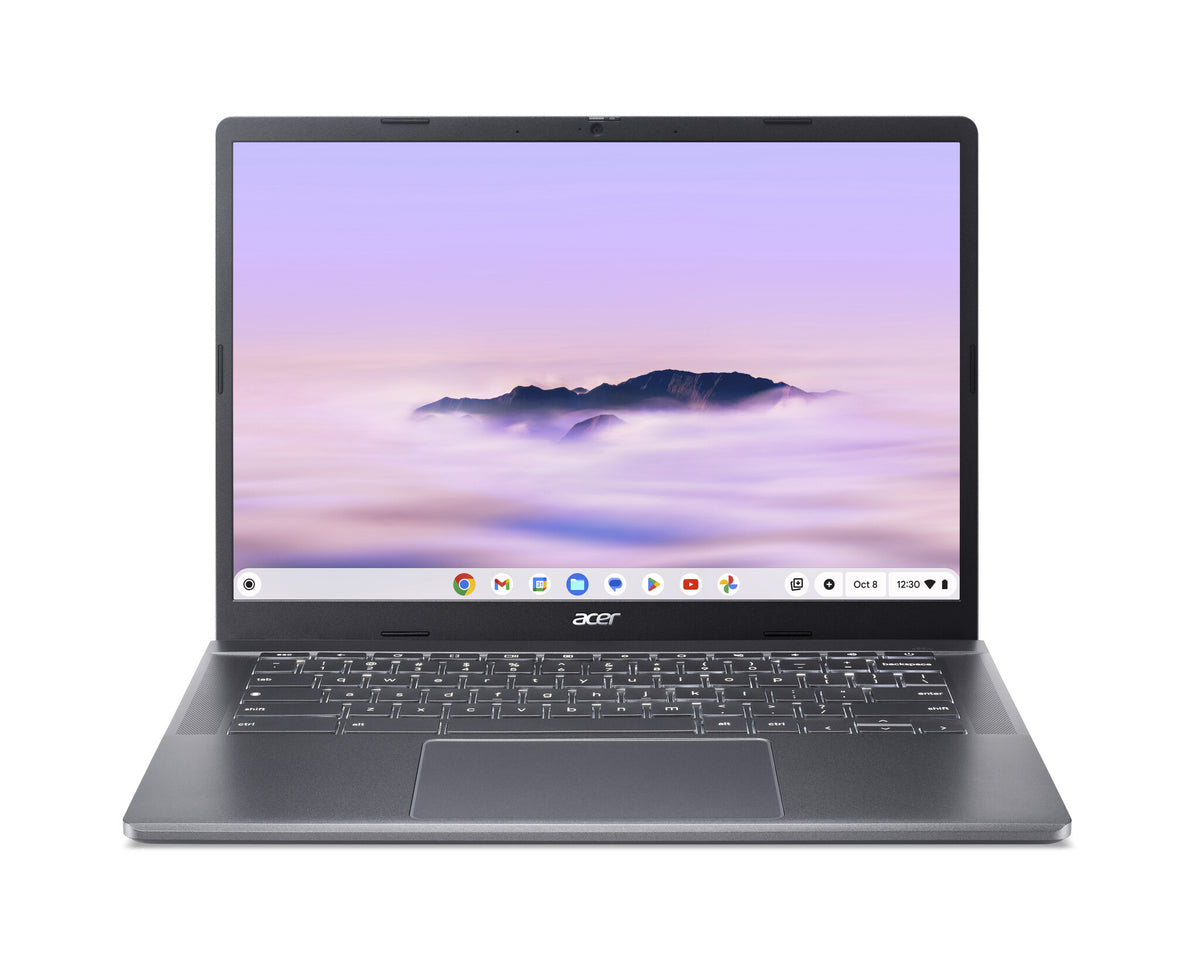 Acer Chromebook Plus 514 - 35.6 cm (14&quot;) - Touchscreen - AMD Ryzen™ 5-7520C - 8 GB LPDDR5x-SDRAM - 256 GB SSD - Wi-Fi 6E - ChromeOS - Grey