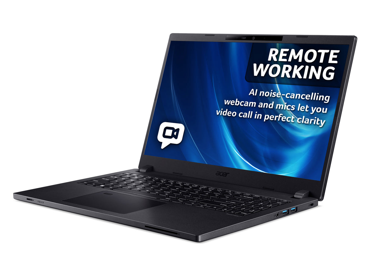 Acer TravelMate P2 Laptop - 39.6 cm (15.6") - Intel® Core™ i3-1215U - 8 GB DDR4-SDRAM - 256 GB SSD - Wi-Fi 6 - Windows 11 Home - Black