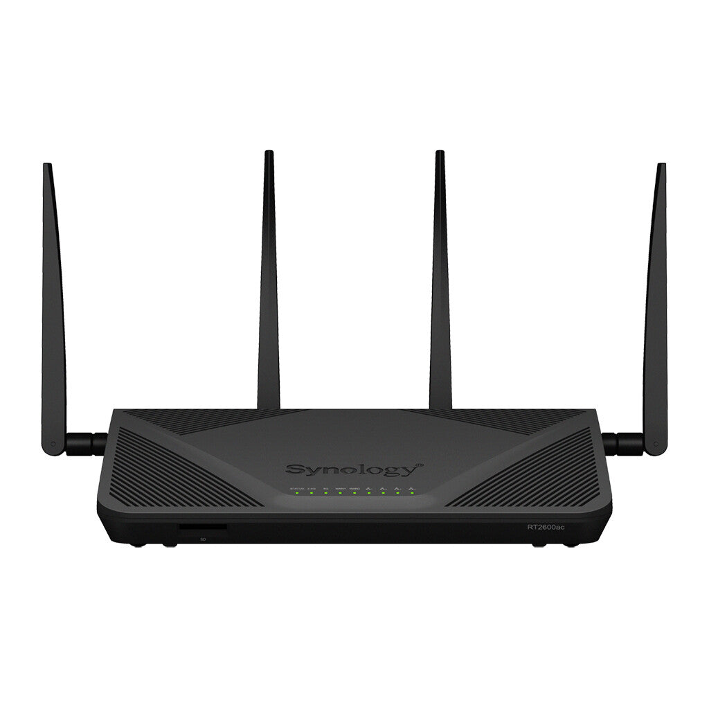 Synology RT2600AC - Gigabit Ethernet Dual-band (2.4 GHz / 5 GHz) wireless router in Black