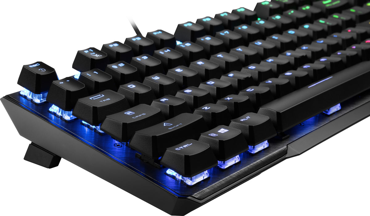 MSI VIGOR GK50 Elite - USB Wired RGB Mechanical Gaming Keyboard in Black (QWERTY UK)