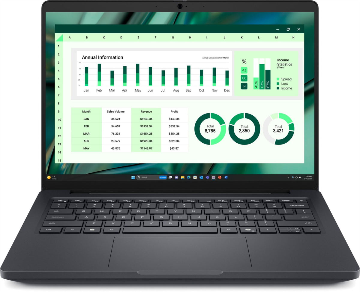 DELL Pro Max 14 MC14250 Intel Core Ultra 7 265H Mobile workstation 35.6 cm (14") Full HD+ 32 GB LPDDR5x-SDRAM 1 TB SSD NVIDIA RTX PRO 500 Blackwell Wi-Fi 7 (802.11be) Windows 11 Pro UK English Black