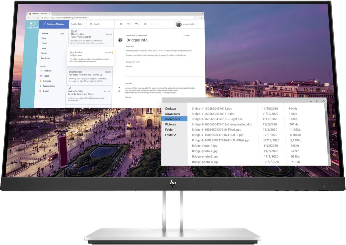 HP E23 G4 computer monitor 58.4 cm (23") 1920 x 1080 pixels Full HD