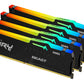 Kingston Technology FURY Beast - 128 GB 4 x 32 GB DDR5 5200 MHz memory module