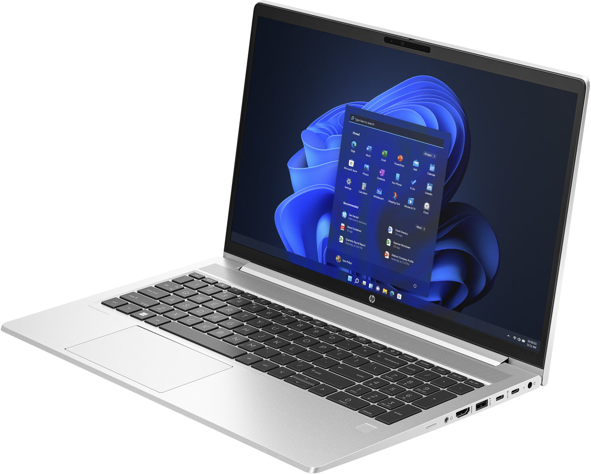 HP ProBook 450 G10 Laptop - 39.6 cm (15.6") - Intel® Core™ i5-1334U - 8 GB DDR4-SDRAM - 256 GB SSD - Wi-Fi 6E - Windows 11 Pro - Silver