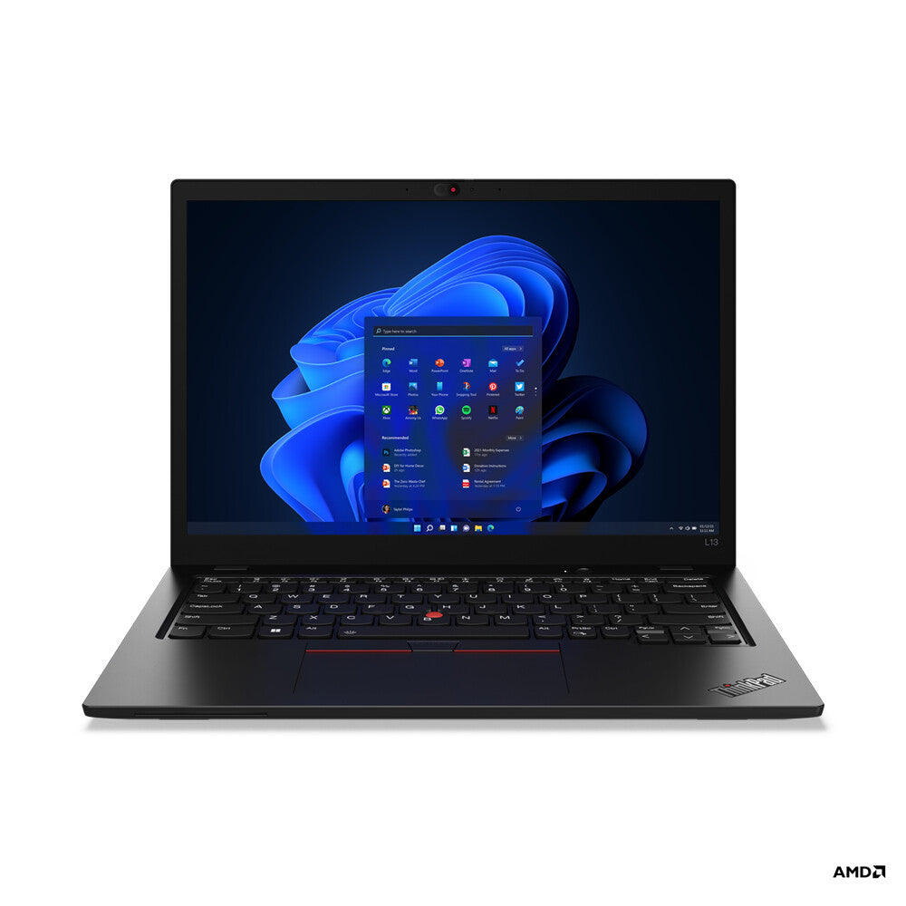 Lenovo ThinkPad L13 Gen 3 Laptop - 33.8 cm (13.3") - AMD Ryzen™ 5 PRO 5675U - 8 GB DDR4-SDRAM - 256 GB SSD - Wi-Fi 6E - Windows 11 Pro - Black