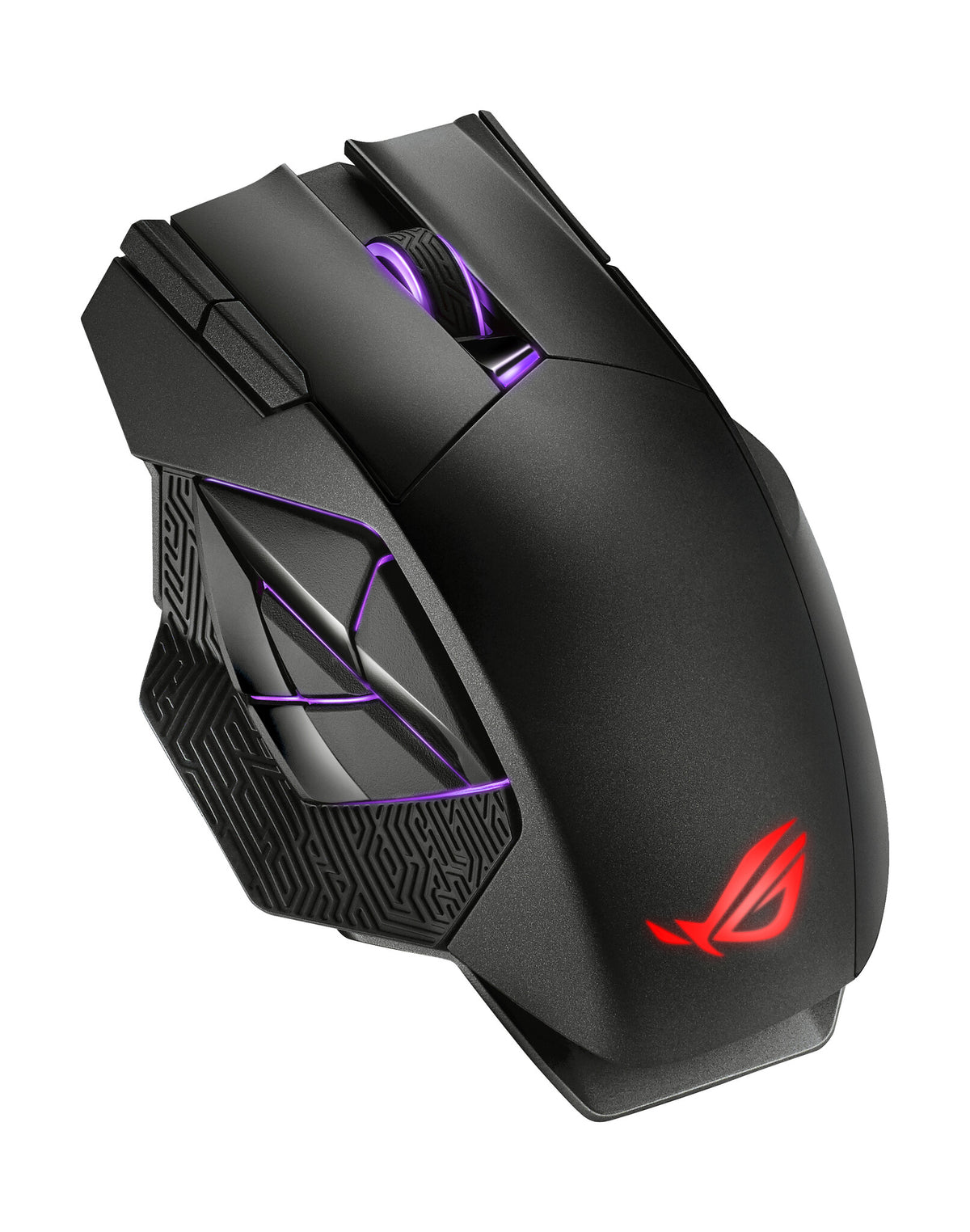 ASUS ROG Spatha X - RF Wireless + USB Type-A Optical Mouse in Black - 19,000 DPI
