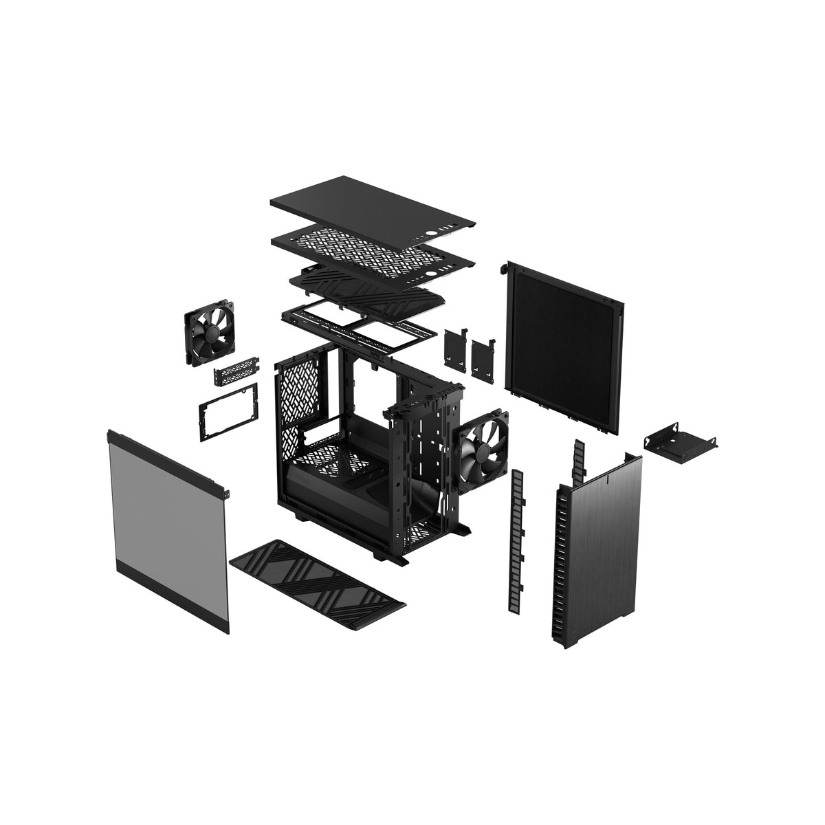 Fractal Design Define 7 Nano - Mini ITX Tower Case in Black