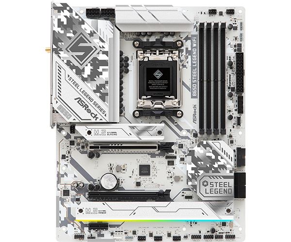 Asrock B650 Steel Legend WiFi ATX motherboard - AMD B650 Socket AM5