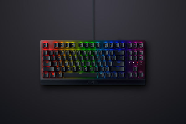 Razer Blackwidow V3 TKL - USB Wired RGB Mechanical Keyboard in Black ...