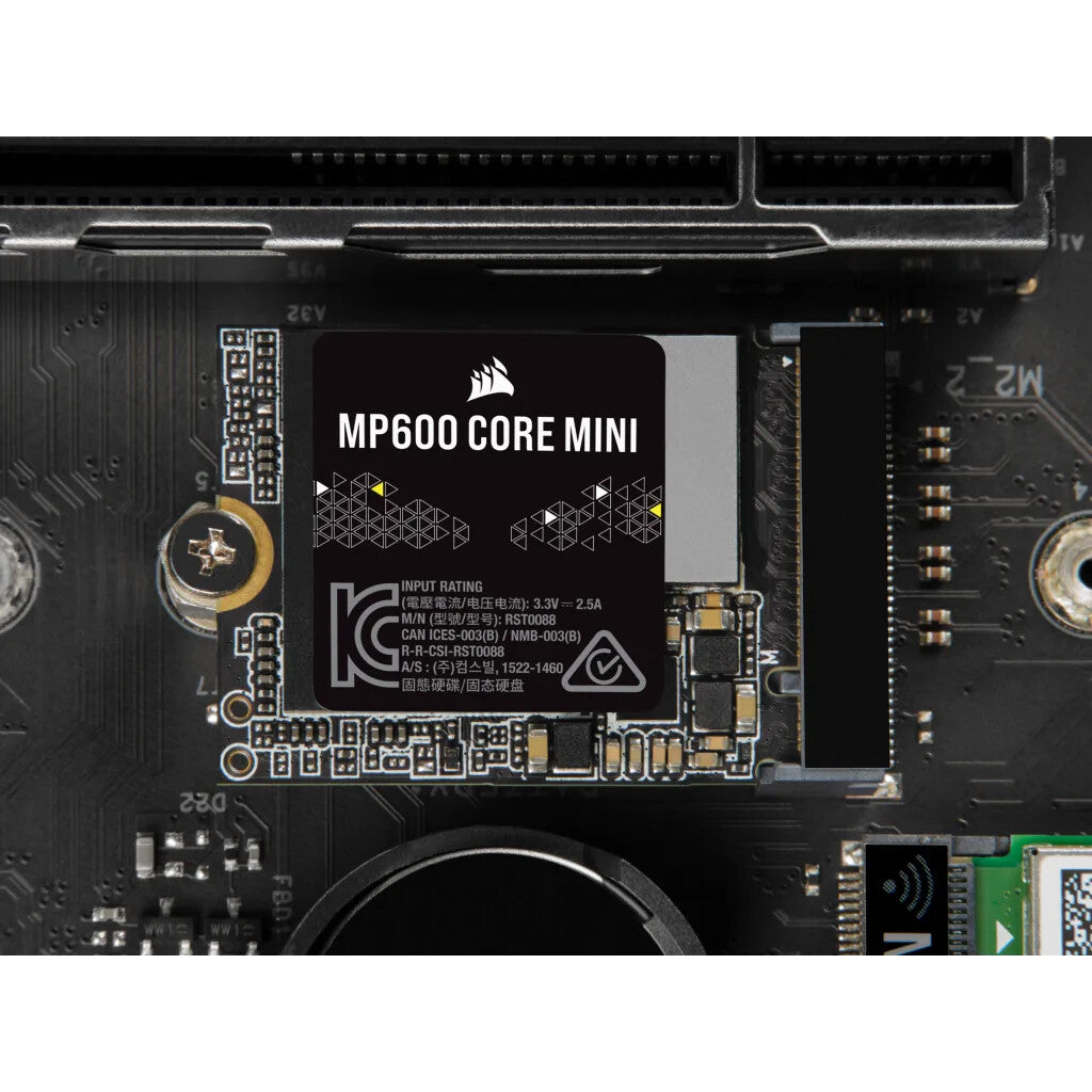 Corsair MP600 Mini - PCI Express 4.0 QLC 3D NAND NVMe M.2 SSD - 1 TB