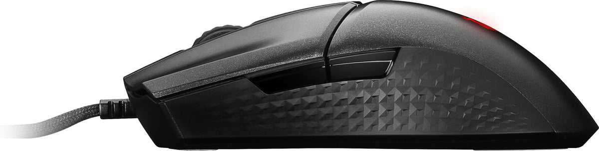 MSI CLUTCH GM31 LIGHTWEIGHT - USB Type-A Optical mouse in Black - 12,000 DPI