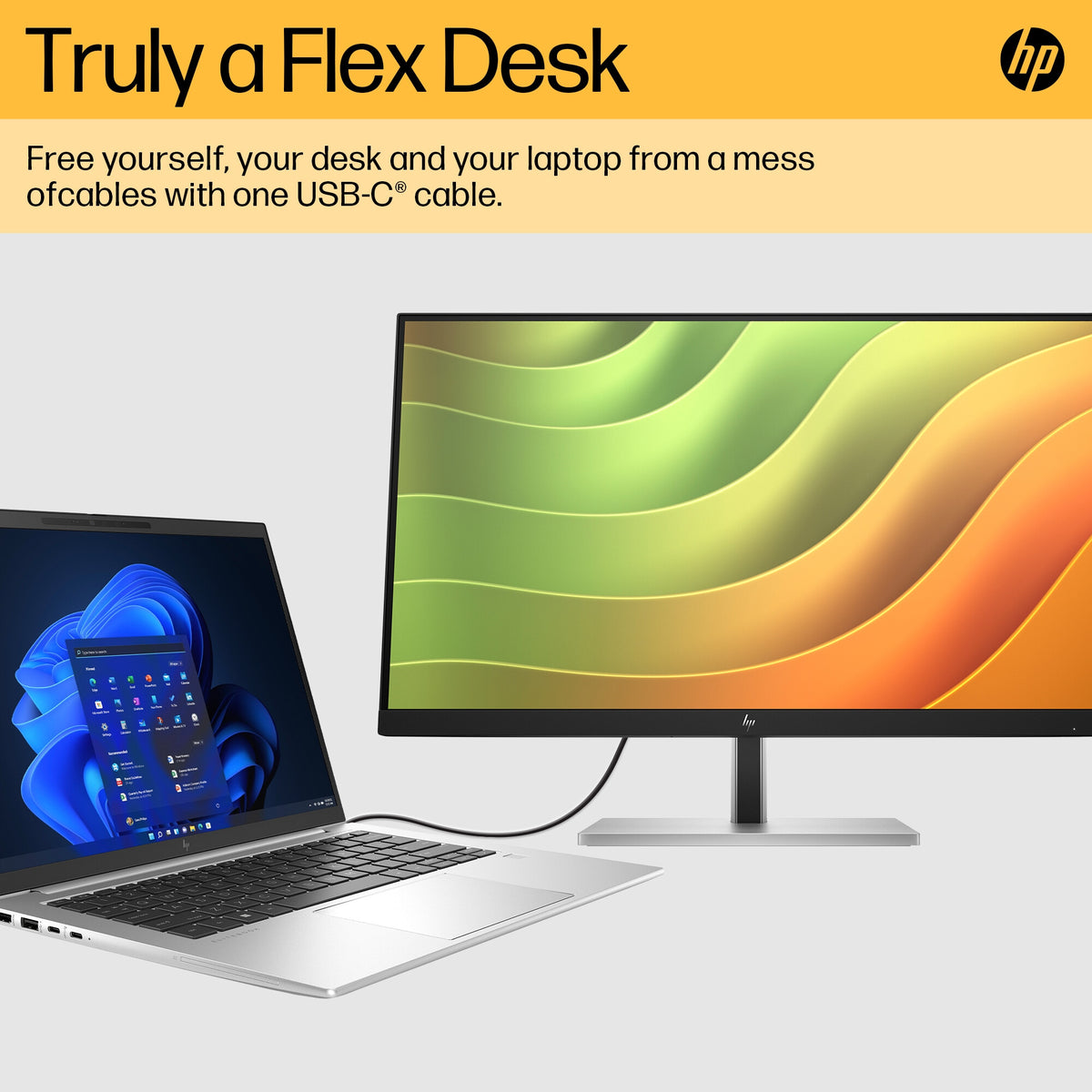 HP E24U G5 - 60.5 cm (23.8") - 1920 x 1080 pixels Full HD LCD Monitor