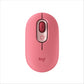 Logitech POP Mouse with emoji in Pink