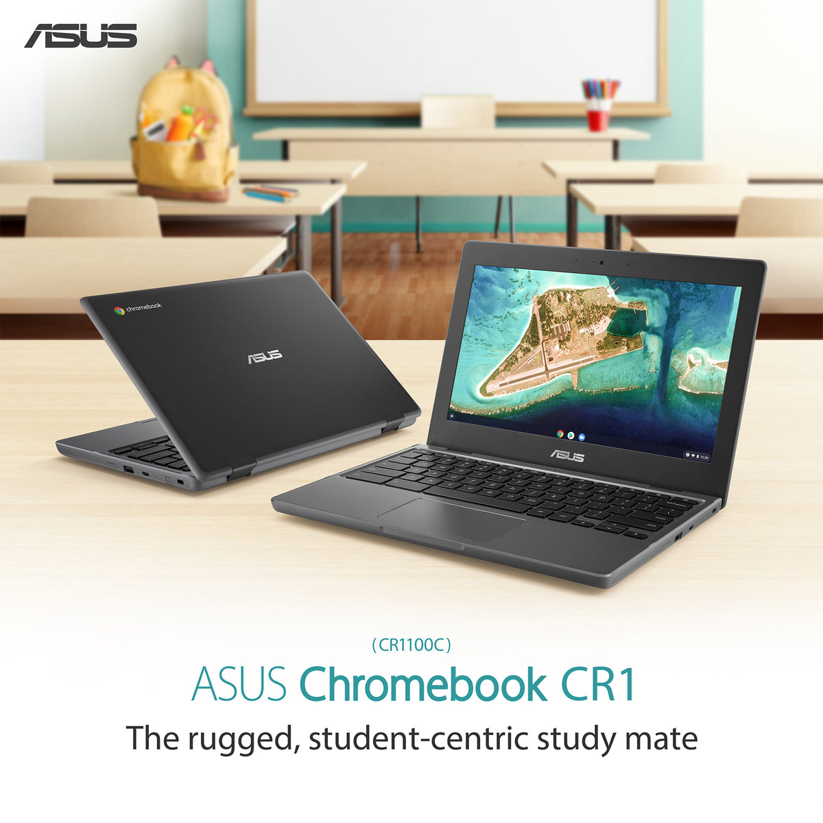 ASUS Chromebook CR1 - 29.5 cm (11.6") - Intel® Celeron® N4500 - 4 GB LPDDR4x-SDRAM - 64 GB eMMC - Wi-Fi 6 - ChromeOS - Grey