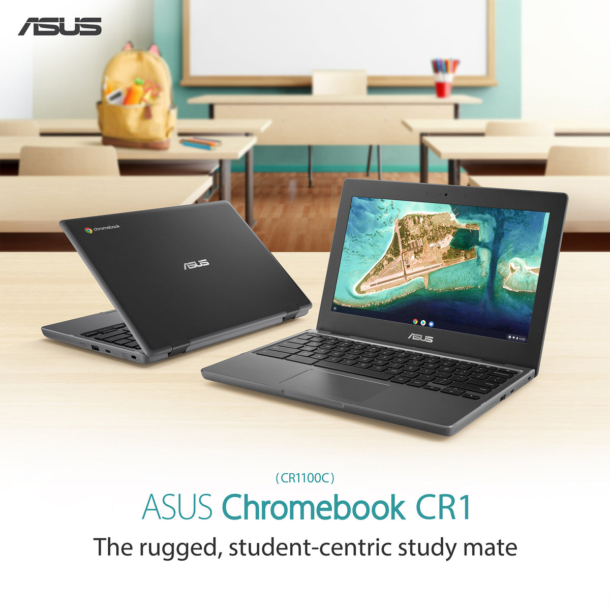 ASUS Chromebook CR1 - 29.5 cm (11.6&quot;) - Intel® Celeron® N4500 - 4 GB LPDDR4x-SDRAM - 64 GB eMMC - Wi-Fi 6 - ChromeOS - Grey