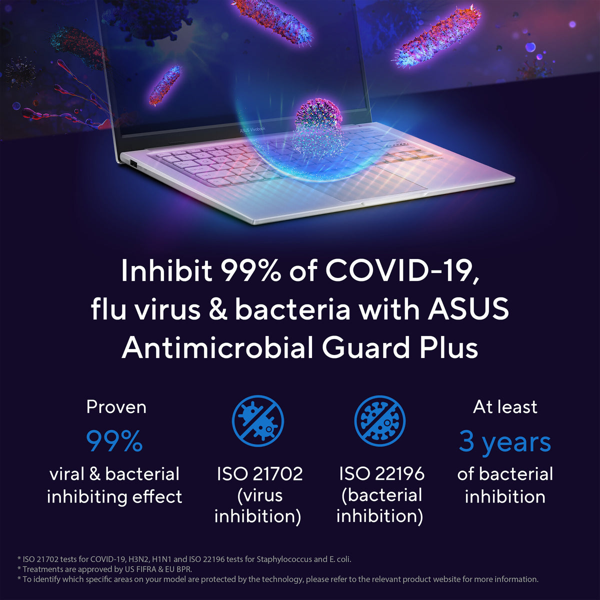 ASUS VivoBook 14 Laptop - 35.6 cm (14") - Intel® Core™ i7-1355U - 16 GB DDR4-SDRAM - 512 GB SSD - Wi-Fi 6E - Windows 11 Home - Silver