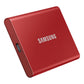 Samsung Portable SSD T7 in Red - 2 TB