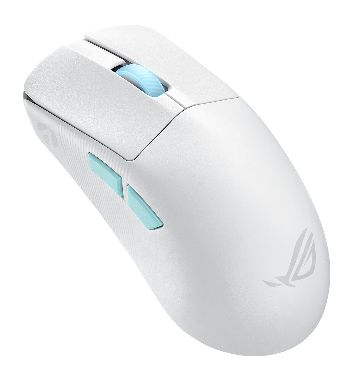 ASUS ROG Harpe Ace "Aim Lab Edition" - RF Wireless + Bluetooth + USB Type-C Opto-mechanical Mouse in White - 36,000 DPI