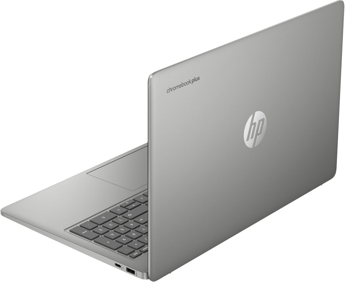 HP Chromebook Plus - 39.6 cm (15.6") - Intel® Core™ i3-N305 - 8 GB LPDDR5-SDRAM - 256 GB Flash - Wi-Fi 6 - ChromeOS - Silver