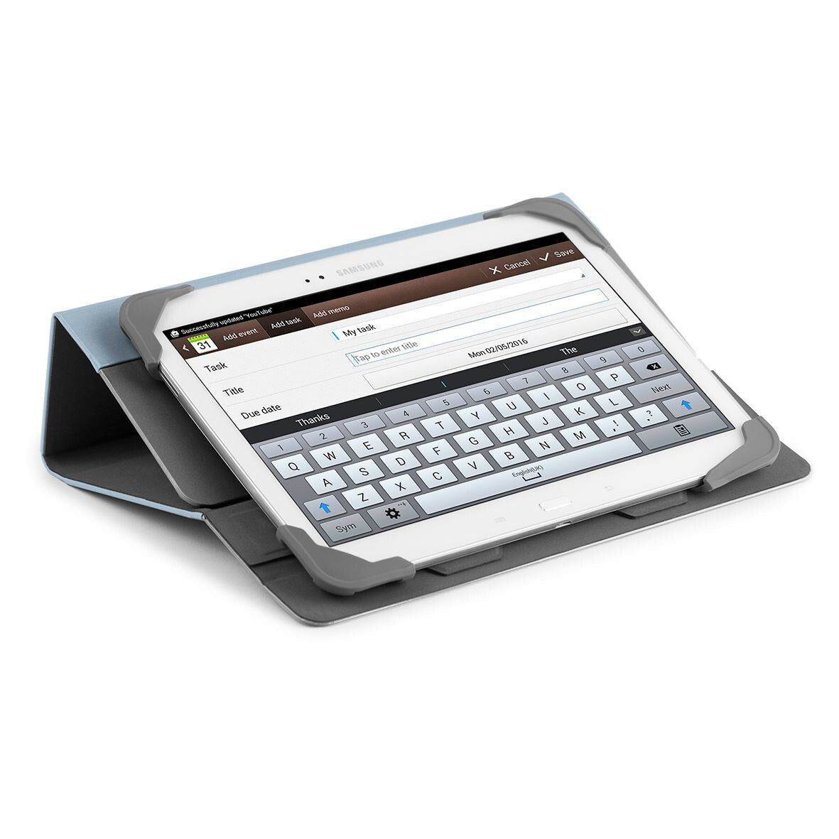 Targus Fit N&#39; Grip Folio Case for 9-10&quot; Universal Tablet in Blue