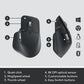 Logitech MX Keys combo for Business - RF Wireless + Bluetooth Keyboard (QWERTZ Swiss) & Mouse in Graphite