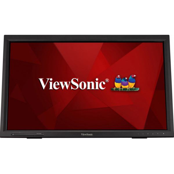 Viewsonic TD2423 Computer Monitor 59.9 cm (23.6&quot;) 1920 x 1080 pixels Full HD LED Touchscreen Multi-user Black