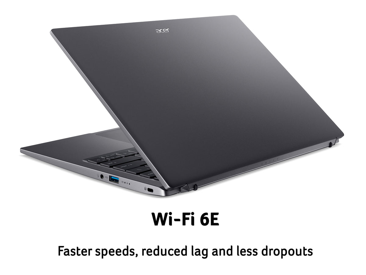 Acer Swift X SFX14-51G Laptop - 35.6 cm (14&quot;) - Intel® Core™ i5-1240P - 8 GB LPDDR5-SDRAM - 512 GB SSD - NVIDIA GeForce RTX 3050 - Wi-Fi 6E - Windows 11 - Grey