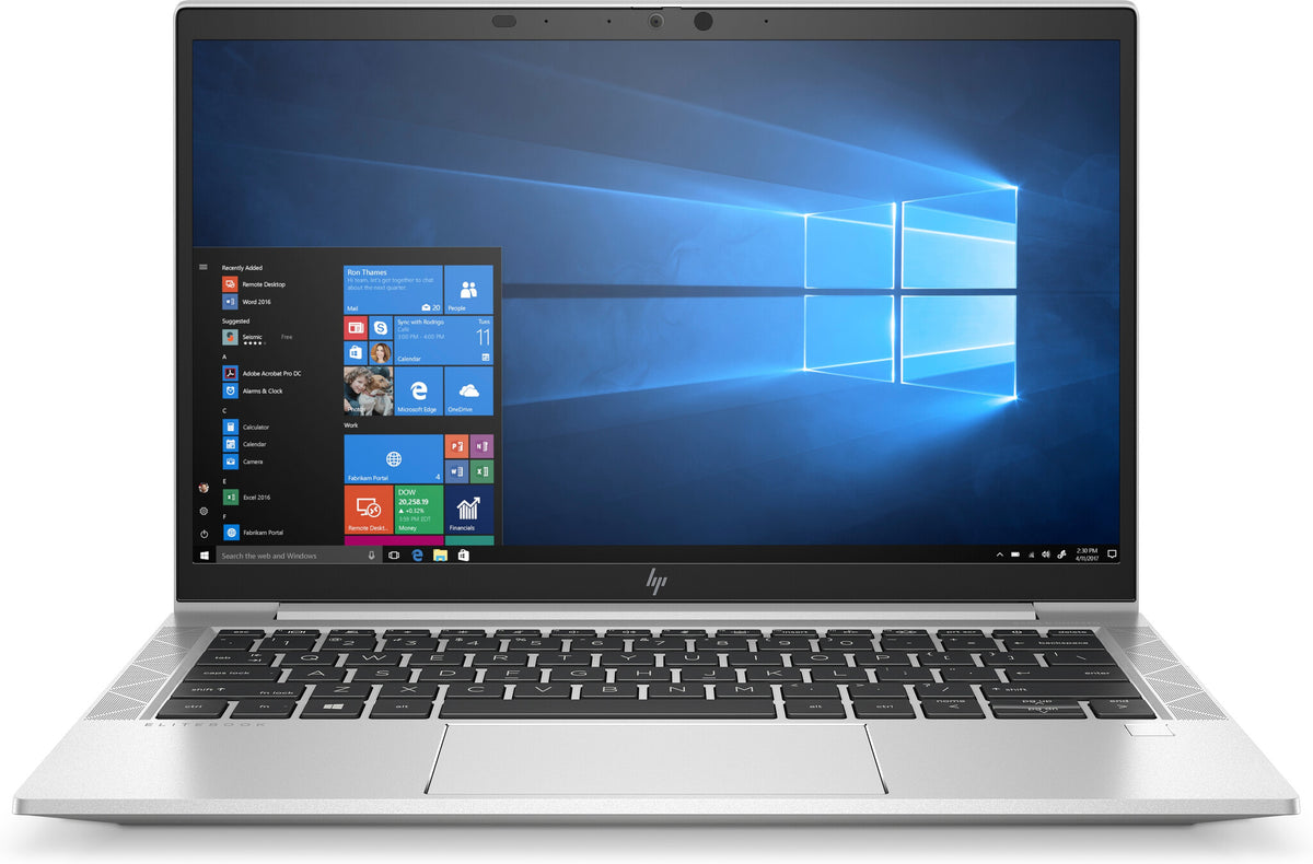 HP EliteBook 830 G7 Laptop 33.8 cm (13.3") - Intel® Core™ i5-10210U - 8 GB DDR4-SDRAM - 256 GB SSD - Wi-Fi 6 - Windows 10 Pro - Silver