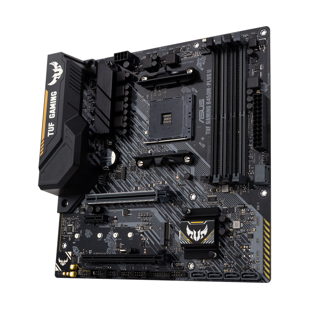 ASUS TUF Gaming B450M-Plus II micro ATX motherboard - AMD B450 Socket AM4