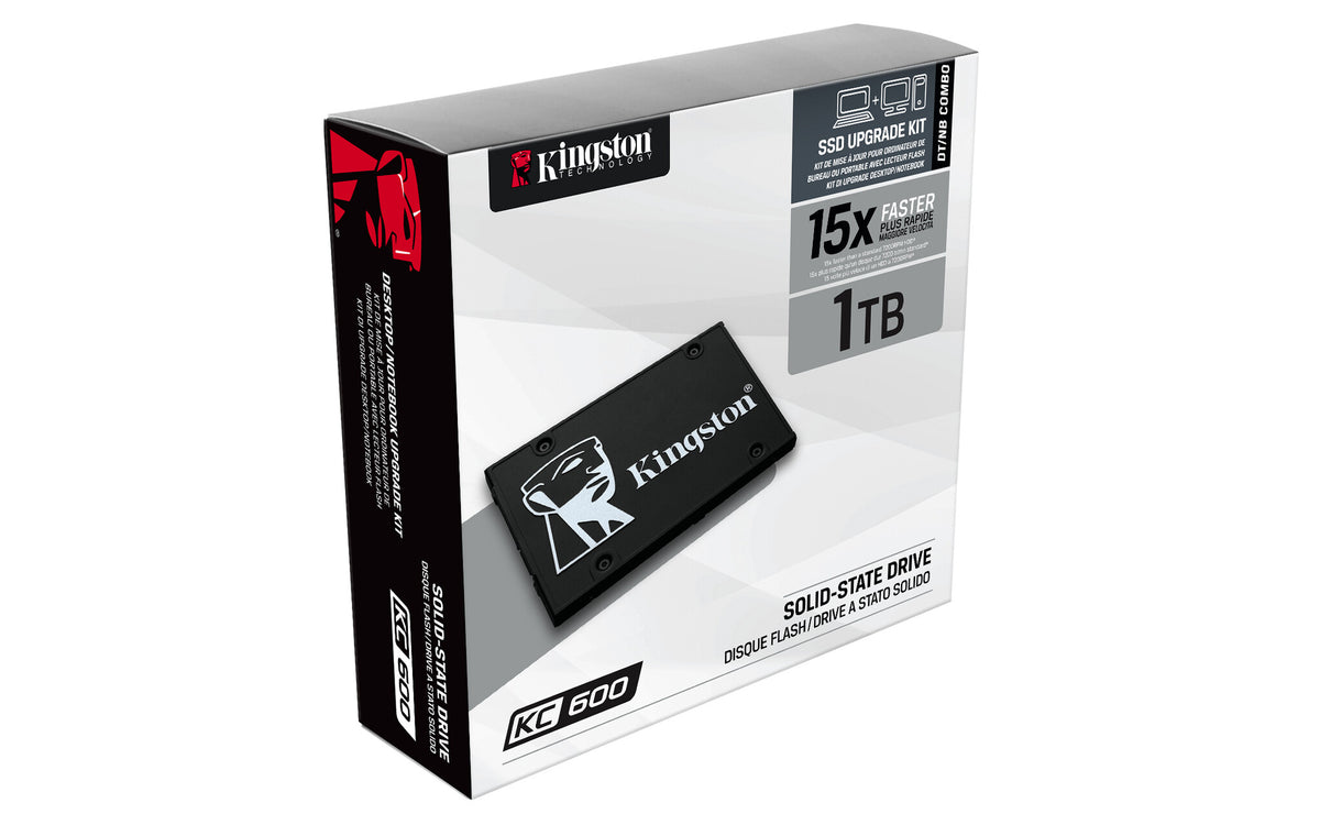 Kingston Technology KC600 - Serial ATA III 2.5" SSD - 1024 GB