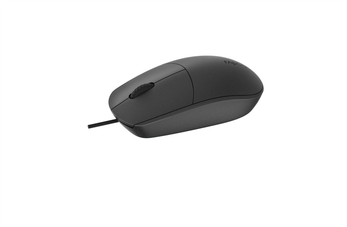Rapoo N100-BK mouse Ambidextrous USB Type-A Optical 1600 DPI
