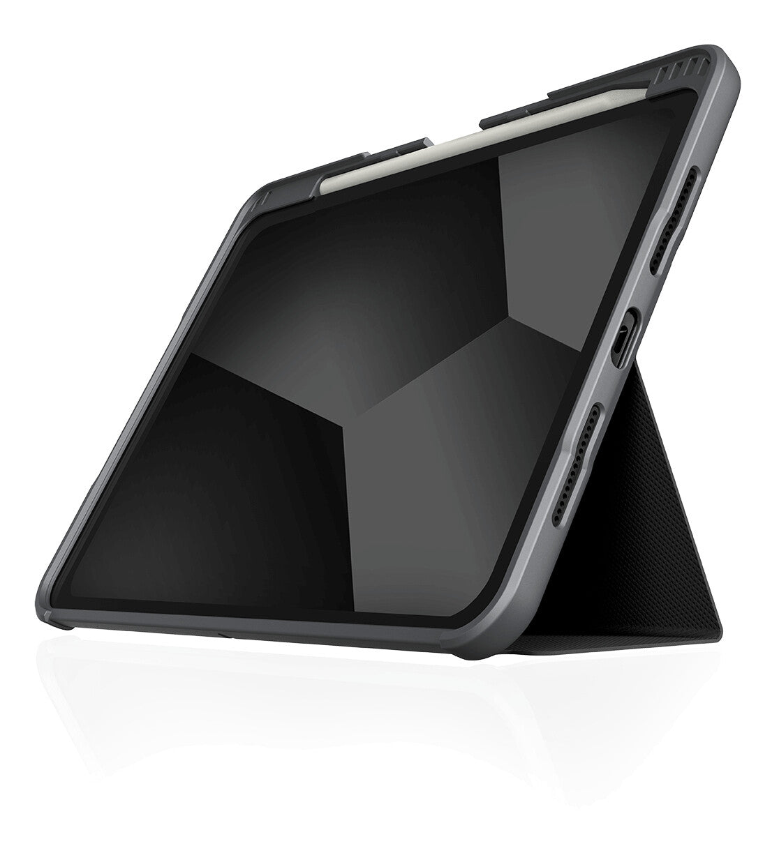 STM Dux Plus Folio Case for 11&quot; iPad Pro in Black / Transparent