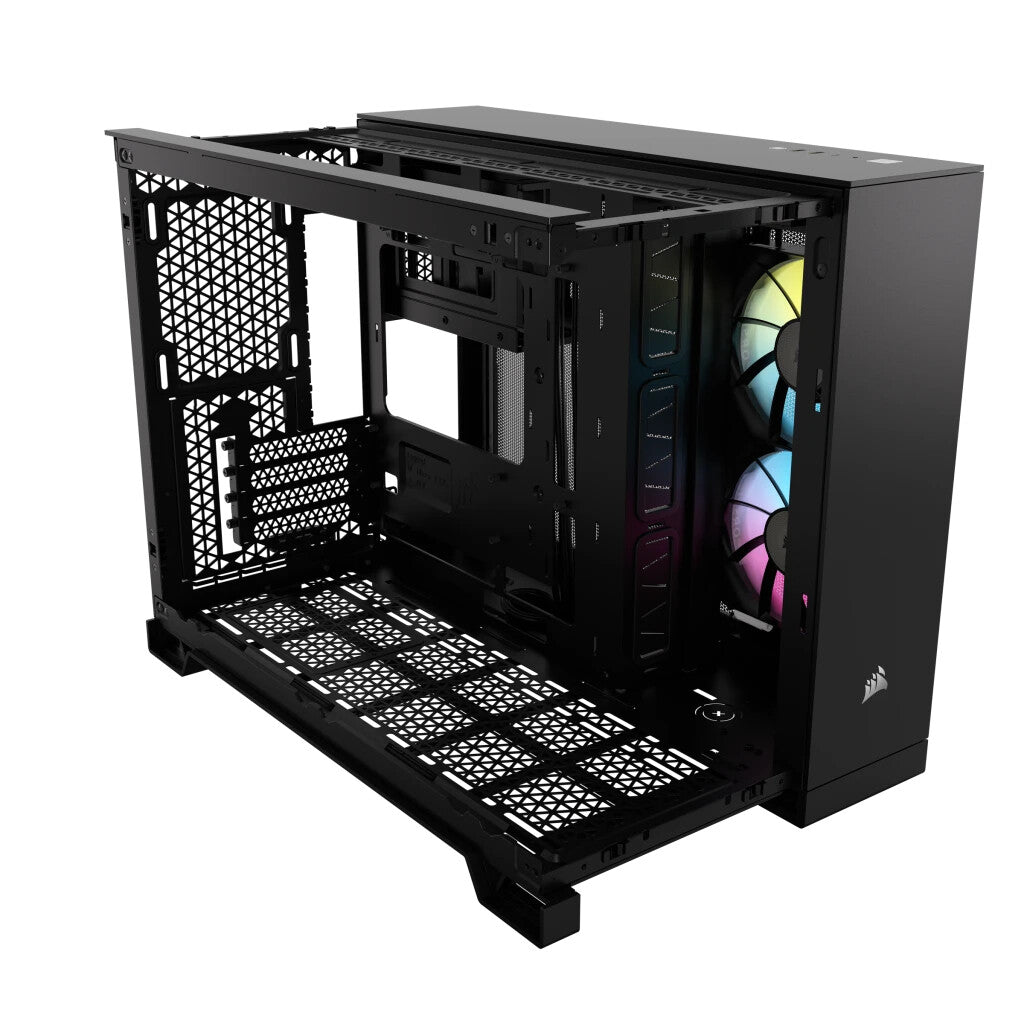 Corsair iCUE LINK 2500X RGB - Micro ATX Mid Tower Case in Black