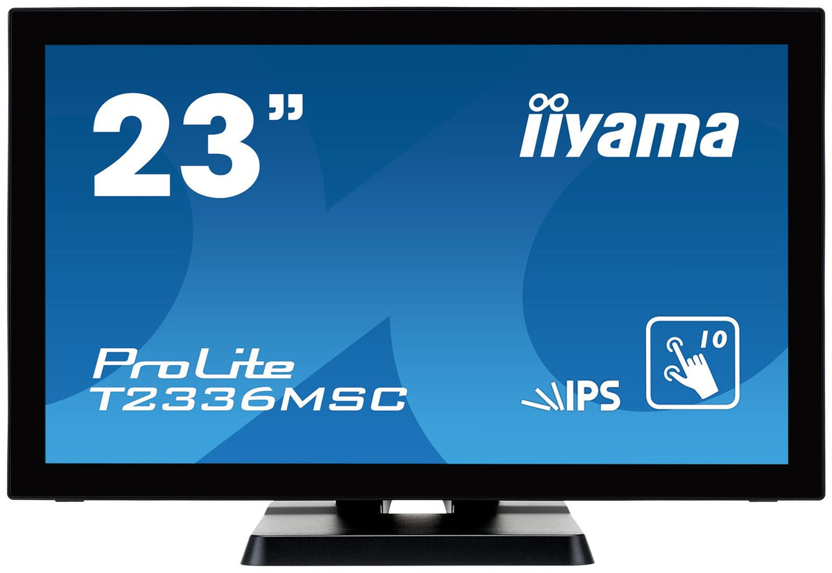 iiyama ProLite T2336MSC-B2 Computer Monitor 58.4 cm (23") 1920 x 1080 pixels Full HD LED Touchscreen Black