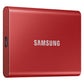 Samsung Portable SSD T7 in Red - 2 TB