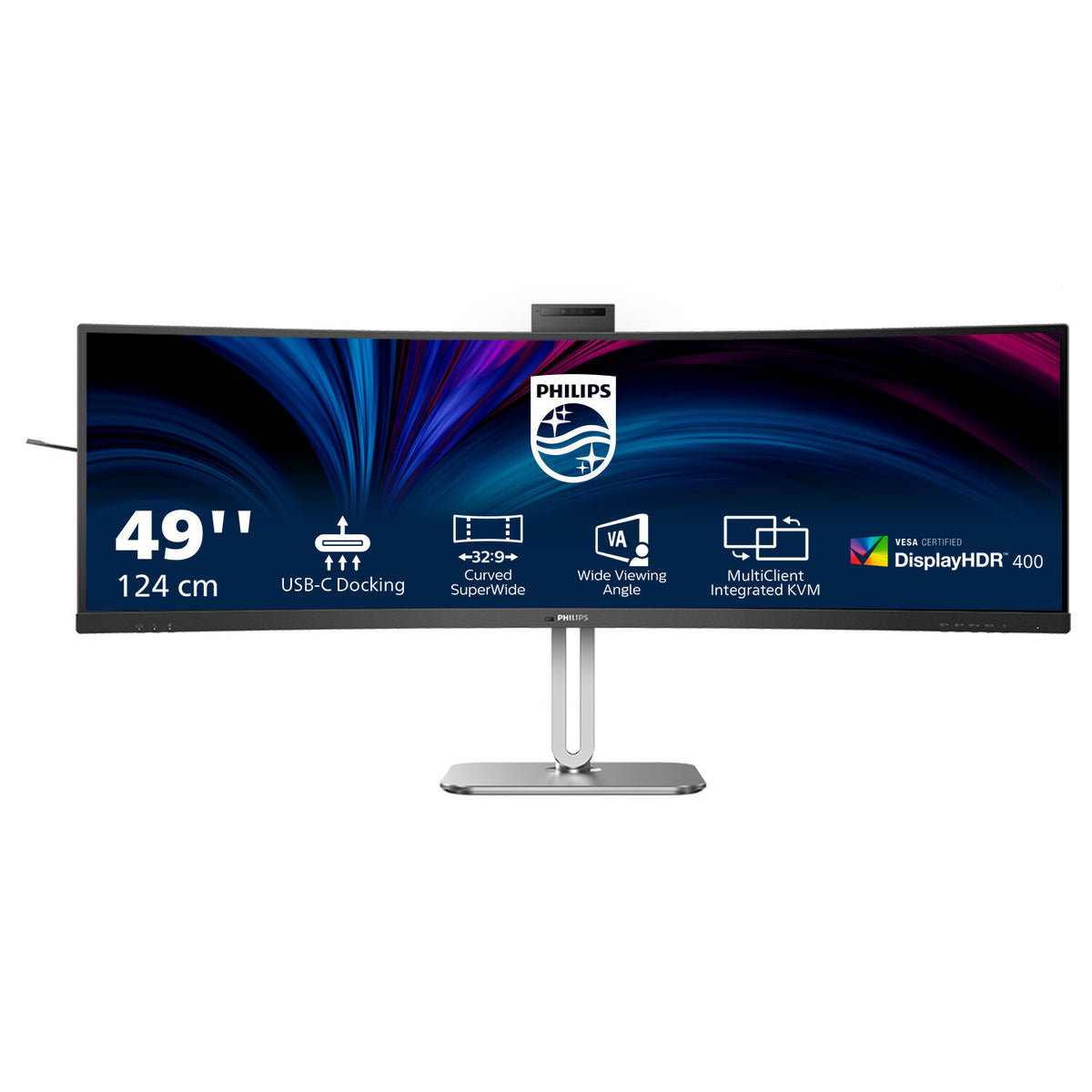 Philips 5000 series - 124 cm (48.8") - 5120 x 1440 pixels Dual QHD LCD Monitor