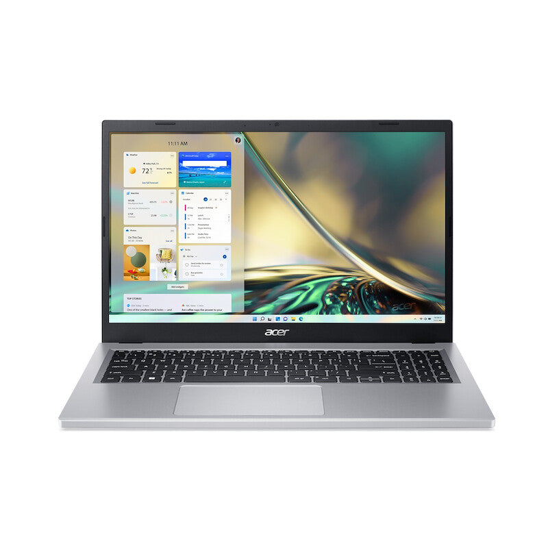 Acer Aspire 3 A315-510P Laptop  - 39.6 cm (15.6") - Intel Core i3-N305 - 8 GB DDR5-SDRAM - 512 GB SSD - Wi-Fi 5 - Windows 11 Home - Silver