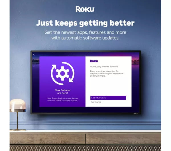 JVC LT-32CR230 Roku TV 81.3 cm (32") Smart HD Ready HDR LED TV